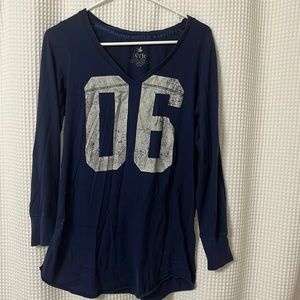 Aerie night shirt blue M